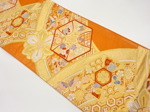 JAPANESE FUKURO OBI / WOVEN PHOENIX